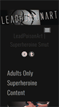 Mobile Screenshot of leadpoisonart.com